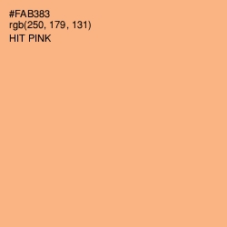 #FAB383 - Hit Pink Color Image
